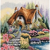 Купить недорого   *  Набор для вышивания Anchor "Lakeside Cottage" 31*31см, MEZ Венгрия, PCE922  в интернет магазине Фэмили хобби