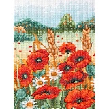 Купить недорого   *  Набор для вышивания Anchor "Poppy Field" 23*16см, MEZ Венгрия, AK114  в интернет магазине Фэмили хобби