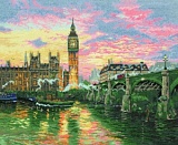 Купить недорого   Набор для вышивания Maia "London" 35*45см, MEZ Венгрия, 5678000-01173  в интернет магазине Фэмили хобби