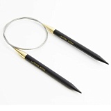 Спицы круговые укороченные "Lantern Moon" 6мм/40см, эбеновое дерево, KnitPro, 350049