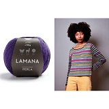 Perla /Перла/ пряжа Lamana (60% пима хлопок, 25% бэби альпака, 15% шелк), 10*50г/115м