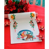 Купить недорого   *  Набор для вышивания Anchor: салфетка "Deer Suppers" 40*100см, MEZ Венгрия, 9240000-03505  в интернет магазине Фэмили хобби