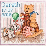 Купить недорого   *  Набор для вышивания Anchor "Teddy Birth Sampler" 18*18см, MEZ Венгрия, ACS48  в интернет магазине Фэмили хобби