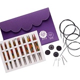 *  Набор "Deluxe Set" съемных спиц "Symfonie", длина 13см, 8 размеров, KnitPro, 20661