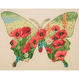 Купить недорого   *  Набор для вышивания Maia "Butterfly Silhouette" 20*26см, MEZ Венгрия, 5678000-05044  в интернет магазине Фэмили хобби