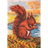 Купить недорого   *  Набор для вышивания Anchor "Red Squirrel" 23*16см, MEZ Венгрия, AK137  в интернет магазине Фэмили хобби