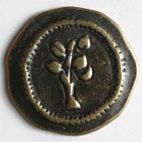 Пуговица, размер 25мм, металл, Dill, 350266/25-12
