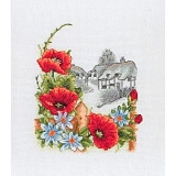 Купить недорого   *  Набор для вышивания Anchor "Summer Days" 19,5*16,5см, MEZ Венгрия, PCE559  в интернет магазине Фэмили хобби