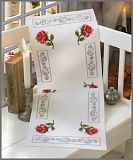Купить недорого   *  Набор для вышивания Anchor: салфетка "Decorative Border" 28*75см, MEZ Венгрия, 9240000-02701  в интернет магазине Фэмили хобби