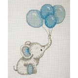 Купить недорого   *  Набор для вышивания Anchor "Sweet Balloons (Boy)" 20*16см, MEZ Венгрия, AK31  в интернет магазине Фэмили хобби