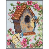Купить недорого   *  Набор для вышивания Anchor "The Bird House" 25*20см, MEZ Венгрия, PCE742  в интернет магазине Фэмили хобби