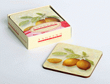 *  Подставки под чашки "Lemon Medley" 10,5*10,5см, Andrews Living Rooms, SS52820