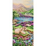 Купить недорого   *  Набор для вышивания Anchor "Highlands Landscape" 32*14см, MEZ Венгрия, PCE0816  в интернет магазине Фэмили хобби