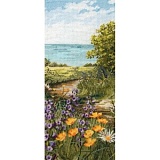 Купить недорого   *  Набор для вышивания Maia "Clifftop Footpath View" 28,5*12,5см, MEZ Венгрия, APC415  в интернет магазине Фэмили хобби