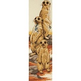 Купить недорого   *  Набор для вышивания Anchor "Meerkats" 47*14см, MEZ Венгрия, PCE772  в интернет магазине Фэмили хобби