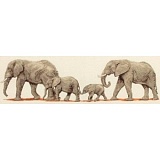 Купить недорого   *  Набор для вышивания Anchor "Elephant Stroll" 14*47см, MEZ Венгрия, PCE732  в интернет магазине Фэмили хобби