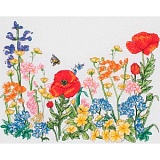 Купить недорого   *  Набор для вышивания Anchor "Floral Meadow" /Цветочный луг/ 25*31см, MEZ Венгрия, PCE981  в интернет магазине Фэмили хобби