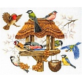 Купить недорого   *  Набор для вышивания Anchor "Bird Table" 36*45см, MEZ Венгрия, APC942  в интернет магазине Фэмили хобби