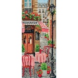 Купить недорого   *  Набор для вышивания Anchor "French City Scene" 32*14см, MEZ Венгрия, PCE0813  в интернет магазине Фэмили хобби
