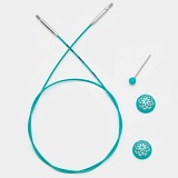 Тросик поворотный для съемных укороченных спиц Mindful, длина около 20 (40)см, KnitPro, 36601