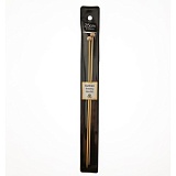 Спицы прямые "Bamboo" 2,5мм/25см, бамбук, натуральный, 2шт в упаковке, Tulip, KNS100250