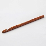 Крючок для вязания "Ginger" 6/15см, ламинированная береза, коричневый KnitPro, 31247