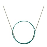 Спицы круговые "Mindful" 2мм/80см, нержавеющая сталь, серебристый, KnitPro, 36091