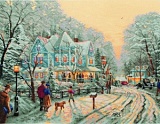 Купить недорого   *  Набор для вышивания Maia "A Holiday Gathering" 35*45см, MEZ Венгрия, 5678000-01131  в интернет магазине Фэмили хобби
