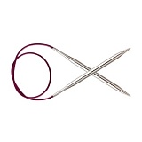 Спицы круговые "Nova" 4,5мм/150см, латунь с гальваническим покрытием, KnitPro, 11383